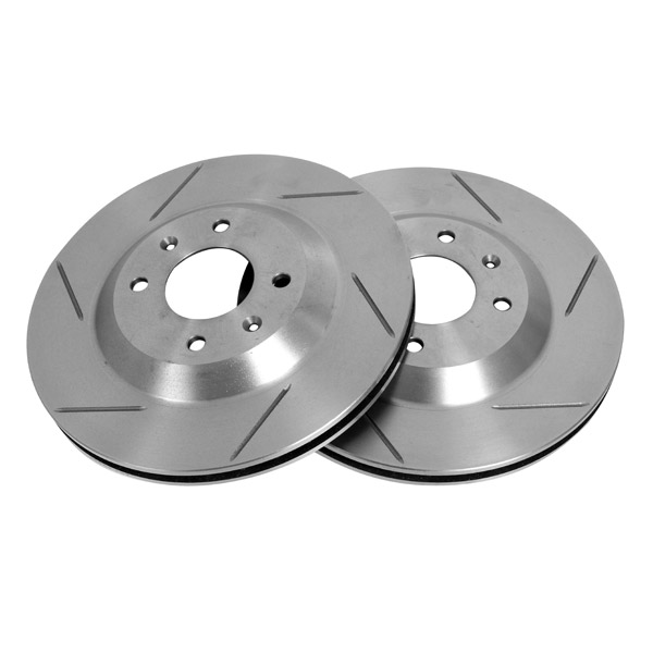 2 Disques de frein avec bol intgr rainurs Peugeot 207 R3T version Terre - 292X22mm - avant