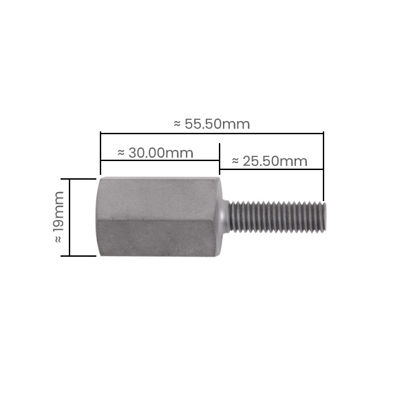 Goujon de rechange pour largisseur de voie type origine Renault R8 Gordini