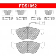 Plaquettes de frein Alfa Romeo 145 2.0