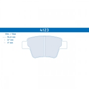 Plaquettes de frein Peugeot 207 R3