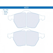 Plaquettes de frein Audi A3 1.8 T Sport 20V