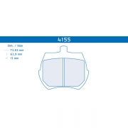 Plaquettes de frein Mini 1000 / 1100 / 1275 GT