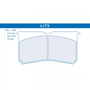 Plaquettes de frein Ford Fiesta R2