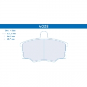 Plaquettes de frein Lancia Delta 2.0 Turbo HF