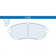 Plaquettes de frein Subaru Impreza WRX