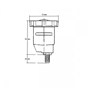 Bocal de liquide de frein REDSPEC