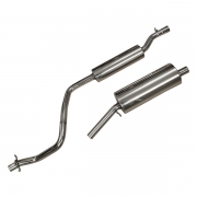 Ligne chappement inox GrN Volkswagen Golf 1 GTI 1600 et 1800