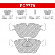 Plaquettes de frein BMW M3 E40 et E46 3.2