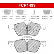 Plaquettes de frein Mini Cooper R52 et R53