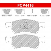 Plaquettes de frein Ford Focus 2.0 ST 250cv