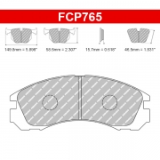 Plaquettes de frein Mitsubishi Lancer Evo 4 2.0 Turbo