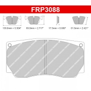 Plaquettes de frein Mitsubishi Lancer Evo 9 et 10 GrN Asphalte