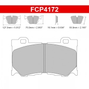 Plaquettes de frein Nissan 350Z 3.5 V6 24V 328cv