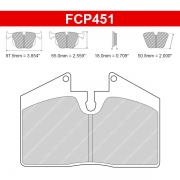 Plaquettes de frein Porsche 911 Type 964 Carrera RS