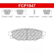 Plaquettes de frein Subaru Impreza 2.5 WRX Turbo