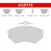 Plaquettes de frein Volkswagen Golf 2 1.8 GTi G60 16V - Etriers Lucas/TRW