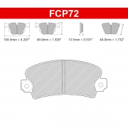 Plaquettes de frein Renault R12 1.6 Gordini