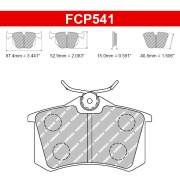 Plaquettes de frein Volkswagen Corrado 1998 - 1994