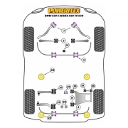 Silent blocs polyurthane BMW Serie 5 E39 520  530