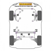 Silent blocs polyurthane Porsche 944 de 1985  1991