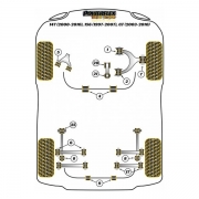 Silent blocs comptition polyurthane Alfa Romeo 147