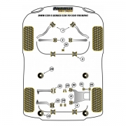 Silent blocs comptition polyurthane BMW Serie 5 E39 520  530 Touring