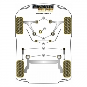 Silent blocs comptition polyurthane Fiat 500