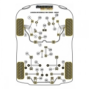 Silent blocs comptition polyurthane Lancia Integrale 16V