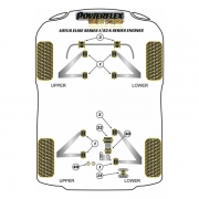 Silent blocs comptition polyurthane Lotus Elise