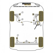 Silent blocs comptition polyurthane Opel Vectra A 2WD