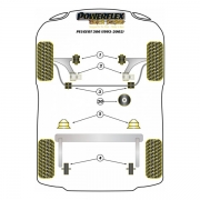 Silent blocs comptition polyurthane Peugeot 306