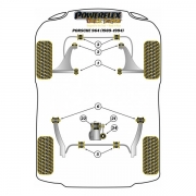 Silent blocs comptition polyurthane Porsche 964