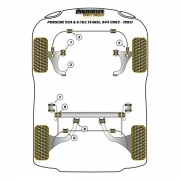 Silent blocs comptition polyurthane Porsche 924, 924S et 944