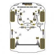 Silent blocs comptition polyurthane Volkswagen Corrado VR6