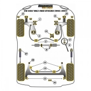 Silent blocs comptition polyurthane Volkswagen Golf 3 4WD Synchro