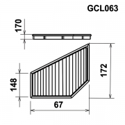 Filtre de remplacement GREEN pour Talbot 1307 - Filtre SPECIAL