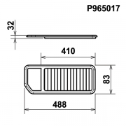 Filtre de remplacement GREEN pour Citroen C3 - Filtre PLAT