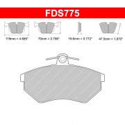 Plaquettes de frein Audi 80 - De 1986  1994