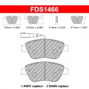 Plaquettes de frein Fiat Stilo 16V