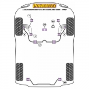 Silent blocs polyurthane Lancia Delta HF Turbo 2WD