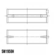 Coussinets de vilebrequin trimtal Honda B16A