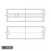 Coussinets de vilebrequin trimtal Mazda moteurs BP-4W, BP-Z3T et BP-ZE