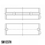 Coussinets de vilebrequin trimtal Mitsubishi moteurs 4B11T A partir de 2007