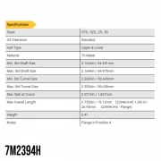 Coussinets de vilebrequin trimtal Nissan moteurs RB25DE et RB25DET