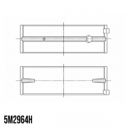 Coussinets de vilebrequin trimtal Nissan moteurs SR20DE et SR20DET - sauf GTiR