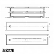 Coussinets de vilebrequin trimtal Subaru moteurs FA20