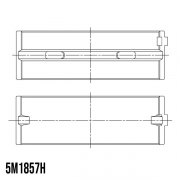 Coussinets de vilebrequin trimtal Lotus moteurs 2ZZ-GE