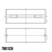 Coussinets de vilebrequin trimtal Toyota moteurs 1JZ-GE et 1JZ-GTE