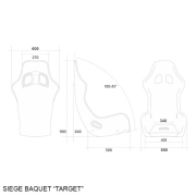 Sige baquet ATECH modle TARGET