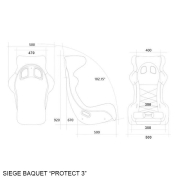 Sige baquet TECHNO RACING modle PROTECT 3